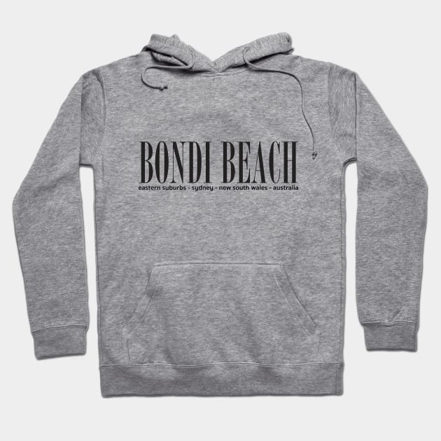 Bondi Beach Address Hoodie by downundershooter
